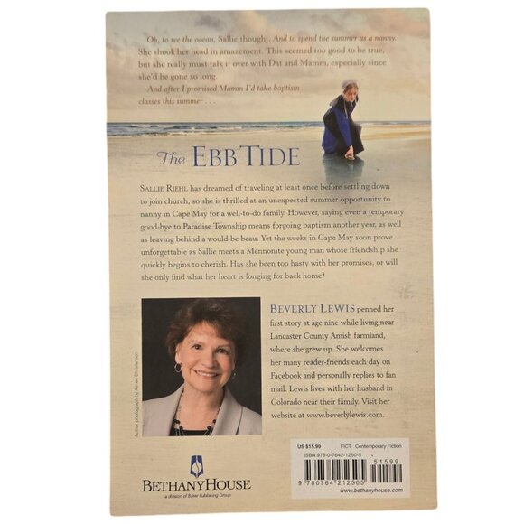 The Ebb Tide By Beverly Lewis Paperback Book Contemporary Fiction Amish - Picture 2 of 11